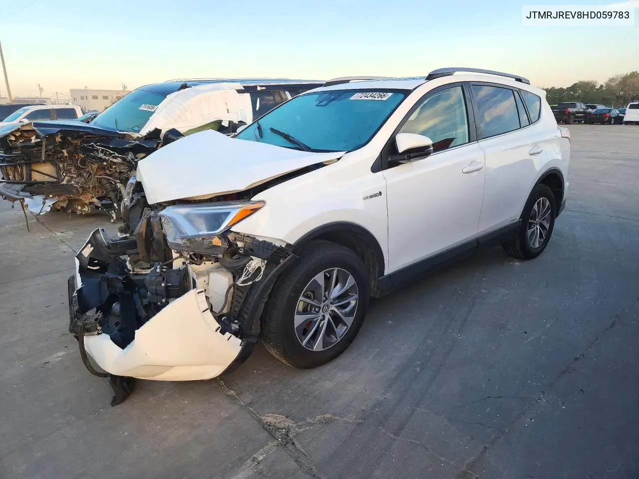2017 Toyota Rav4 Hybrid Xle VIN JTMRJREV8HD059783 фото 1