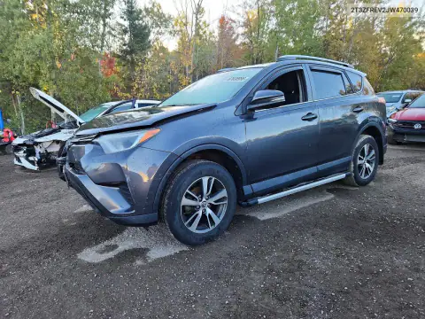2T3ZFREV2JW470039 — 2018 Toyota RAV4, Передняя часть, фото до ремонта