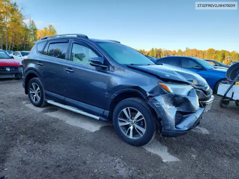 2T3ZFREV2JW470039 — 2018 Toyota RAV4, фото 4 с аукциона Copart, Передняя часть