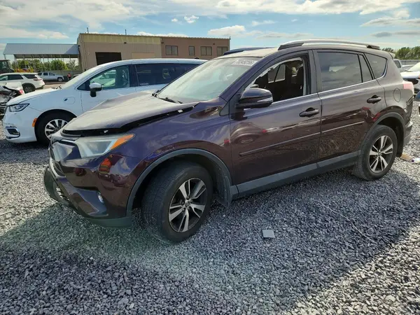 2T3WFREV6JW458270 — 2018 Toyota RAV4, Передняя часть (Front End), фото до ремонта