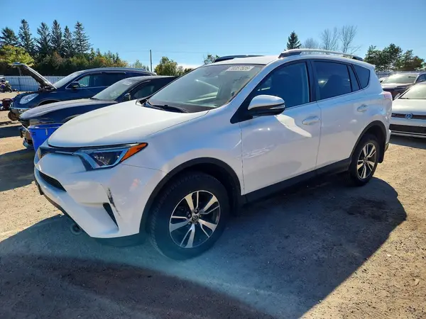 2T3ZFREV8JW418608 — 2018 Toyota RAV4, Град (Hail), фото до ремонта