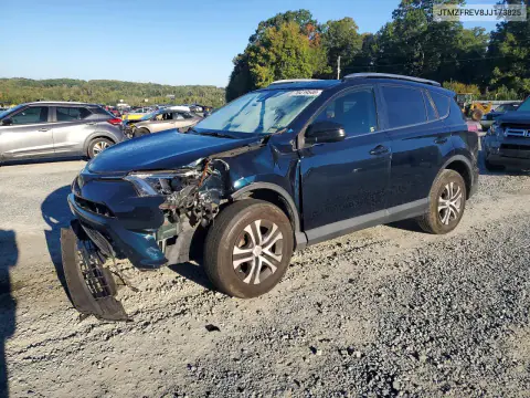 JTMZFREV8JJ173825 — 2018 Toyota RAV4, Передняя часть, фото до ремонта