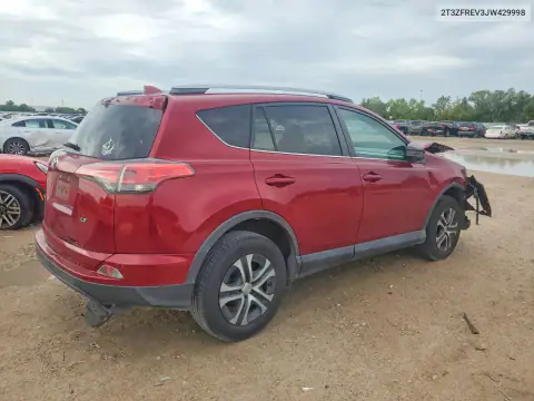 2T3ZFREV3JW429998 — 2018 Toyota RAV4, фото 3 с аукциона Copart, Передняя часть