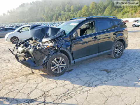 2T3BFREV2JW839354 — 2018 Toyota RAV4, Передняя часть, фото до ремонта