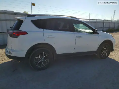 2018 Toyota Rav4 Se VIN 2T3JFREV1JW734090 фото 3