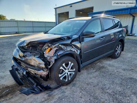 JTMBFREV8JJ198662 — 2018 Toyota RAV4, Передняя часть, фото до ремонта