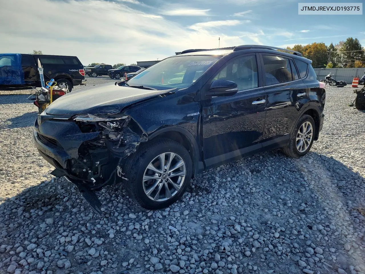 2018 Toyota Rav4 Hv Limited VIN JTMDJREVXJD193775 фото 1