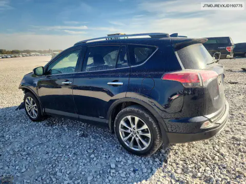 2018 Toyota Rav4 Hv Limited VIN JTMDJREVXJD193775 фото 2