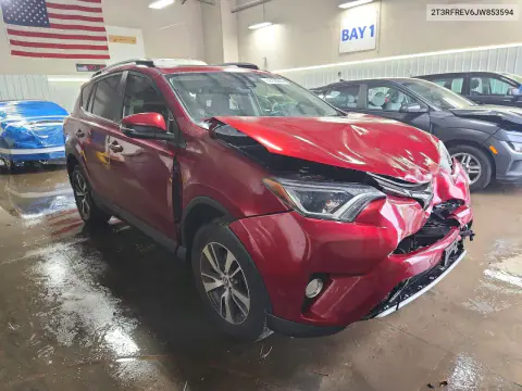 2018 Toyota Rav4 Xle VIN 2T3RFREV6JW853594 фото 4