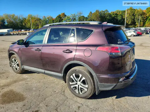 2018 Toyota Rav4 Le VIN 2T3BFREV1JW784881 фото 2