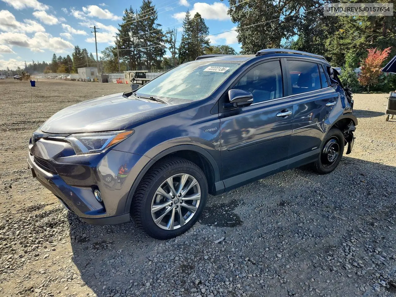 2018 Toyota Rav4 Hv Limited VIN JTMDJREV5JD157654 фото 1
