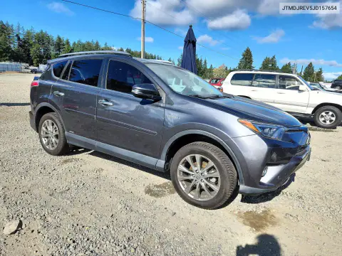 2018 Toyota Rav4 Hv Limited VIN JTMDJREV5JD157654 фото 4