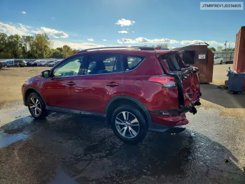 2018 Toyota Rav4 Xle VIN JTMRFREV1JD256835 фото 2