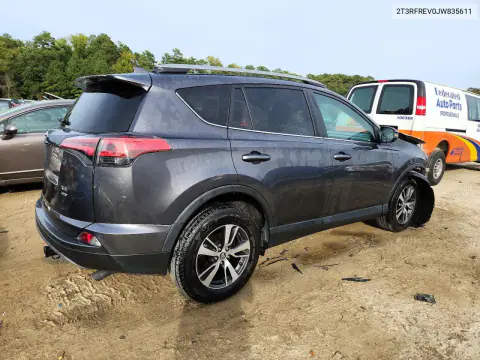 2018 Toyota Rav4 Xle VIN 2T3RFREV0JW835611 фото 3