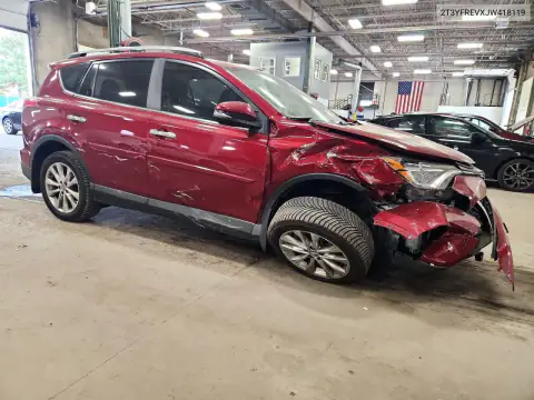 2T3YFREVXJW418119 — 2018 Toyota RAV4, фото 4 с аукциона Copart, Передняя часть