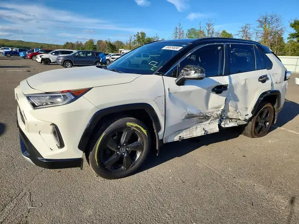 JTMEWRFV8KD517845 — 2019 Toyota RAV4, Задняя часть (Rear End), фото до ремонта