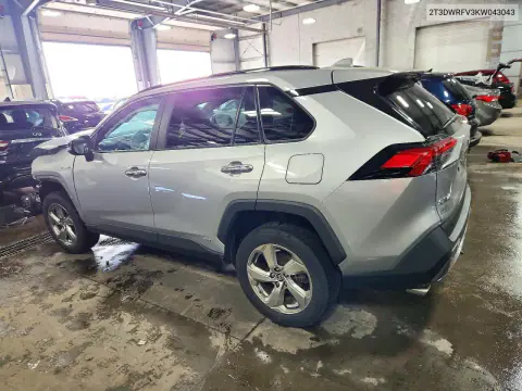 2019 Toyota Rav4 Limited VIN 2T3DWRFV3KW043043 фото 2