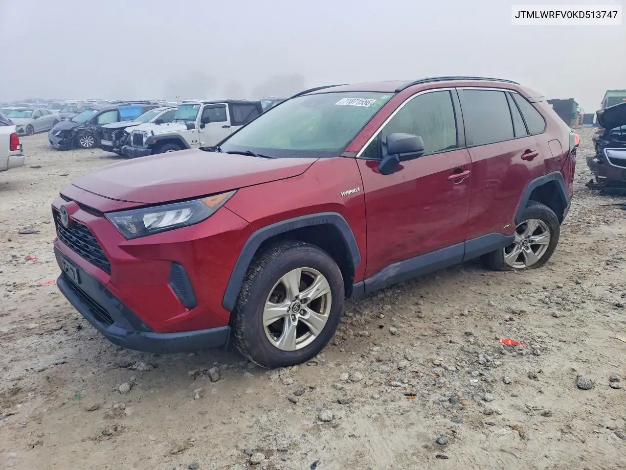 2019 Toyota Rav4 Le VIN JTMLWRFV0KD513747 фото 1