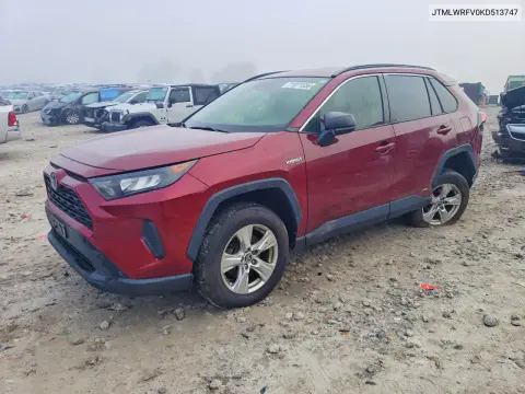 JTMLWRFV0KD513747 — 2019 Toyota RAV4, Ходовая часть, фото до ремонта