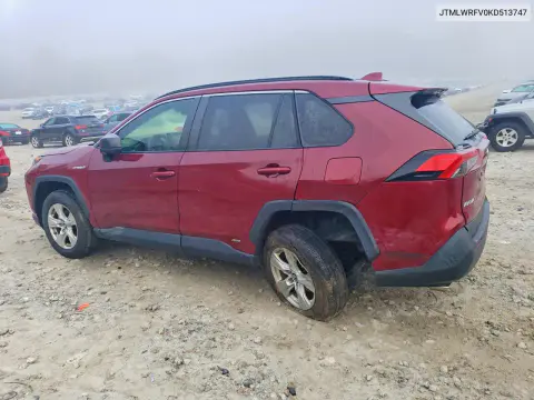 2019 Toyota Rav4 Le VIN JTMLWRFV0KD513747 фото 2
