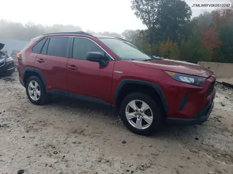 2019 Toyota Rav4 Le VIN JTMLWRFV0KD513747 фото 4
