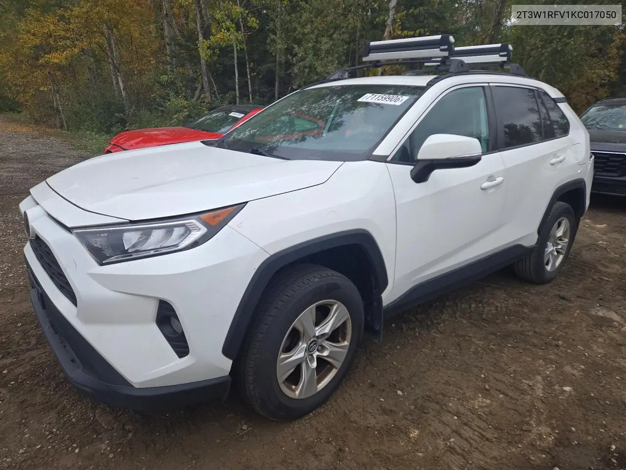 2T3W1RFV1KC017050 Toyota RAV4 2019 — повреждение Задняя часть, фото до ремонта