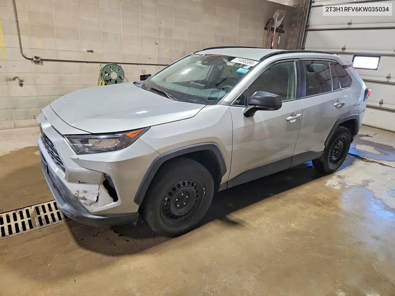 2019 Toyota Rav4 Le VIN 2T3H1RFV6KW035034 фото 1