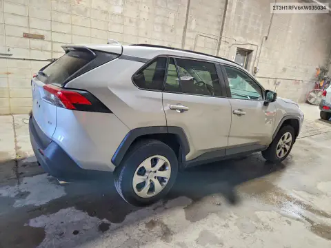 2019 Toyota Rav4 Le VIN 2T3H1RFV6KW035034 фото 3