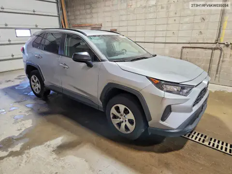 2019 Toyota Rav4 Le VIN 2T3H1RFV6KW035034 фото 4
