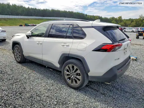 JTMC1RFV0KD017524 — 2019 Toyota RAV4, фото 2 с аукциона Copart, Передняя часть