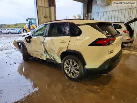2019 Toyota Rav4 Xle Premium VIN JTMA1RFV8KD500492 фото 2