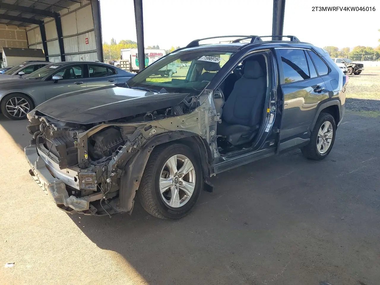 2019 Toyota Rav4 Le VIN 2T3MWRFV4KW046016 фото 1