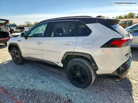 2019 Toyota Rav4 Xse VIN 2T3EWRFV9KW046310 фото 2