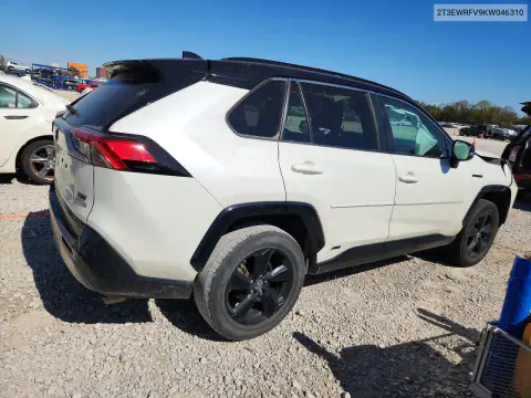 2019 Toyota Rav4 Xse VIN 2T3EWRFV9KW046310 фото 3