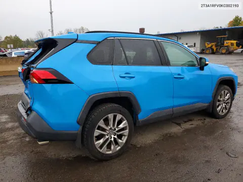 2019 Toyota Rav 4 VIN 2T3A1RFV0KC002193 фото 3