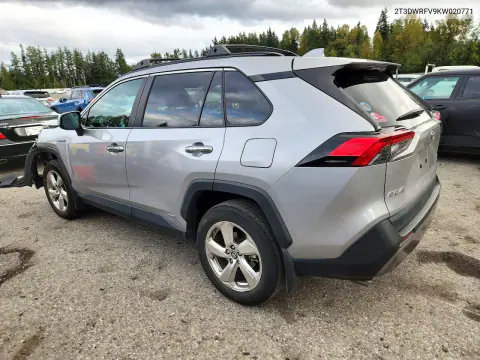 2019 Toyota Rav4 Limited VIN 2T3DWRFV9KW020771 фото 2