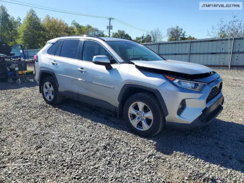 JTMP1RFV8LJ027996 — 2020 Toyota RAV4, фото 4 с аукциона Copart 20.10.2026, Передняя часть