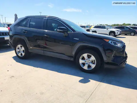 2020 Toyota Rav4 Hybrid Xle VIN JTMRWRFVXLD551143 фото 4