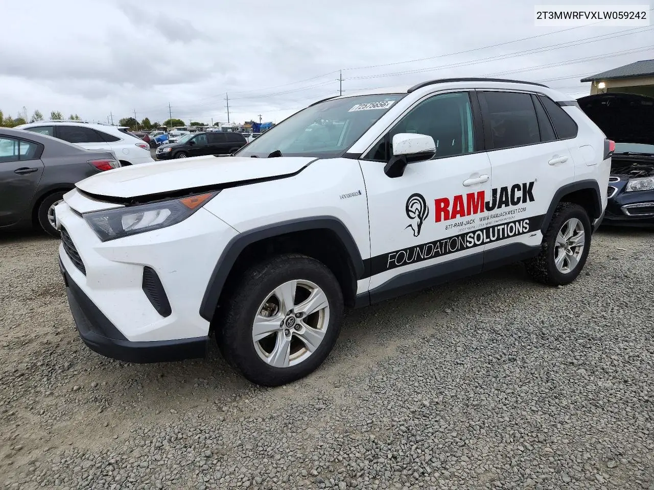 2020 Toyota Rav4 Le VIN 2T3MWRFVXLW059242 фото 1