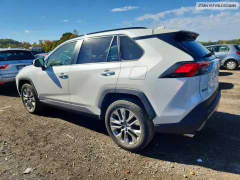 JTMN1RFV5LD524686 — 2020 Toyota RAV4, фото 2 с аукциона Copart, Подтопление