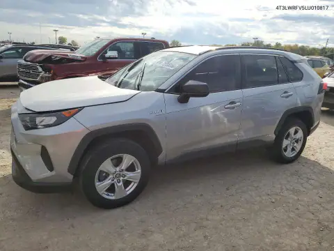 4T3LWRFV5LU010817 — 2020 Toyota RAV4, Передняя часть, фото до ремонта
