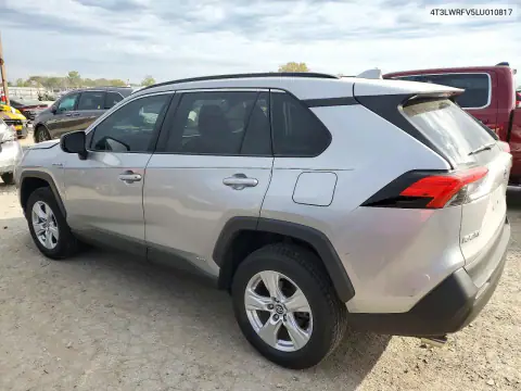 4T3LWRFV5LU010817 — 2020 Toyota RAV4, фото 2 с аукциона Copart, Передняя часть