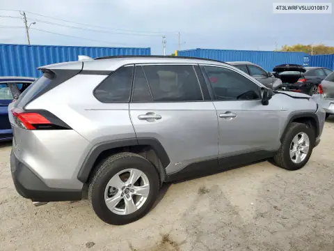 4T3LWRFV5LU010817 — 2020 Toyota RAV4, фото 3 с аукциона Copart, Передняя часть