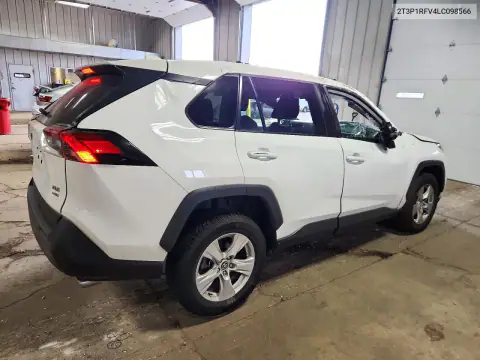 2T3P1RFV4LC098566 — 2020 Toyota RAV4, фото 3 с аукциона Copart, Переворот