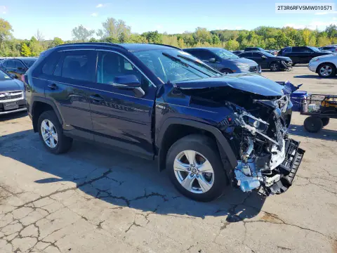 2021 Toyota Rav4 Hybrid Xle VIN 2T3R6RFV5MW010571 фото 4