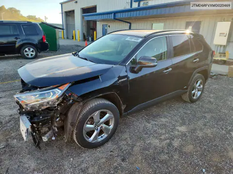 JTMD6RFVXMD020469 — 2021 Toyota RAV4, Передняя часть, фото до ремонта
