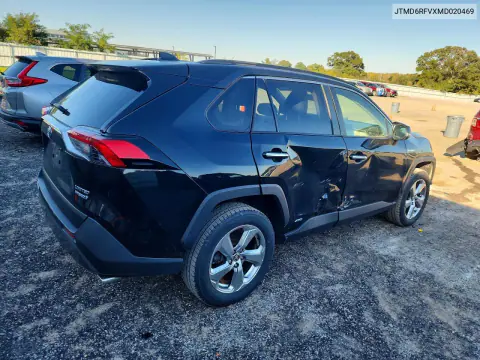 2021 Toyota Rav4 Limited VIN JTMD6RFVXMD020469 фото 3