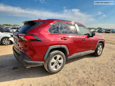 2021 Toyota Rav4 Xle VIN JTMW1RFV3MD071111 фото 3