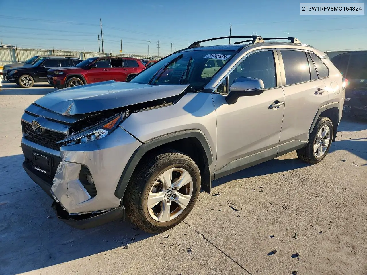 2021 Toyota Rav4 Xle VIN 2T3W1RFV8MC164324 фото 1