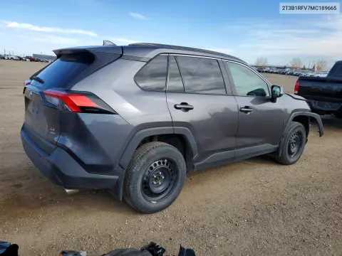 2021 Toyota Rav4 Le VIN 2T3B1RFV7MC189665 фото 3